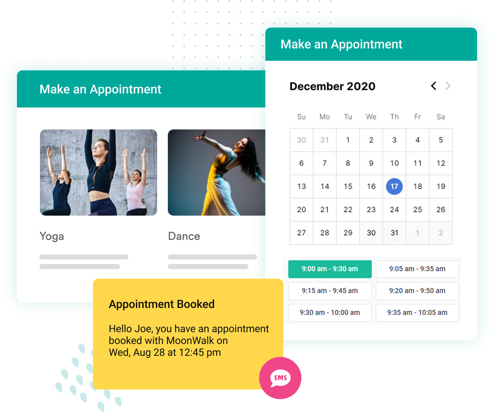 Appointment System Mockup
