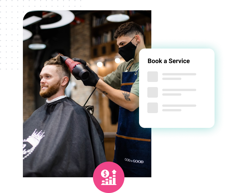 Salon appointment booking preview