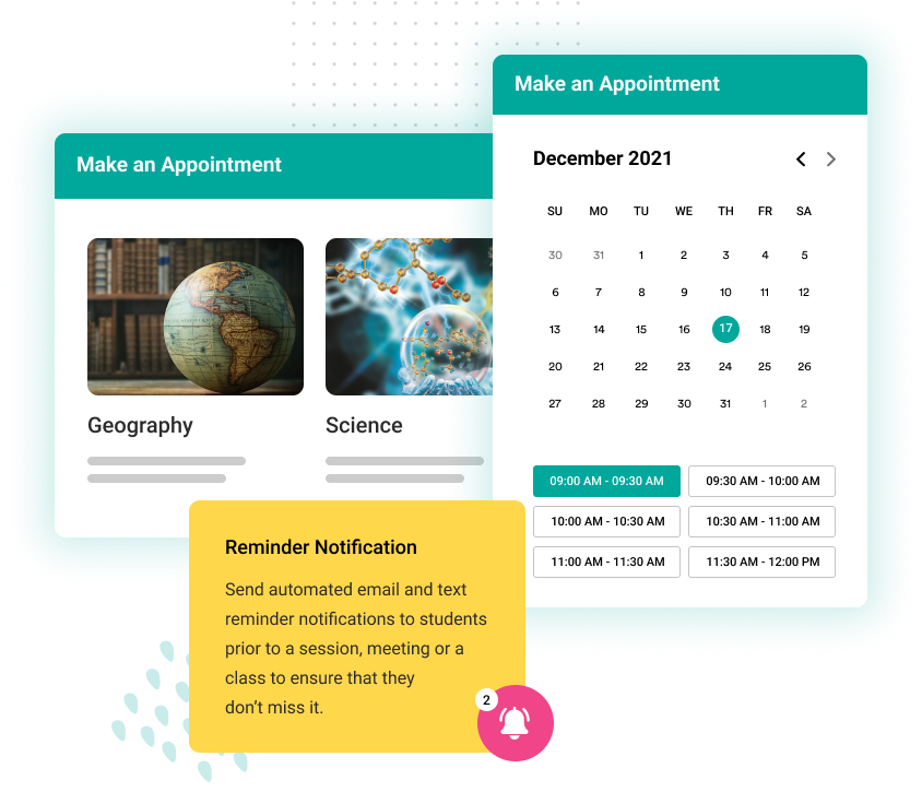 Education scheduling preview